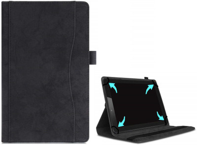 LIKECASE Flip Cover for Samsung Galaxy Tab A 8.0 Inch (SM-T380/T385) (2017)(Black, Magnetic Case, Pack of: 1)