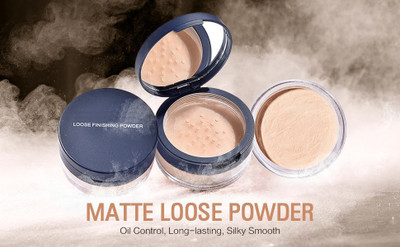 tanvi27 SOFT TOUCH MATTE FINISH HIGHLIGHTER COMPLEXION MAKEUP LOOSE POWDER Compact(BEIGE, 10 g)