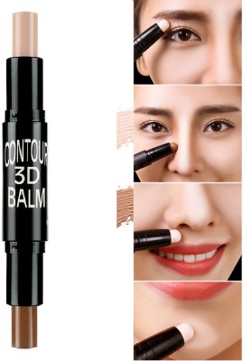 ADJD 2 in 1 BB Highlight and Contour 3D Stick  Concealer(Beige, 6.2 g)