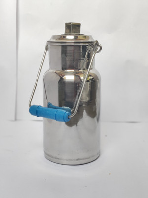 Revathi Steel Milk Container  - 2 ml(Silver)