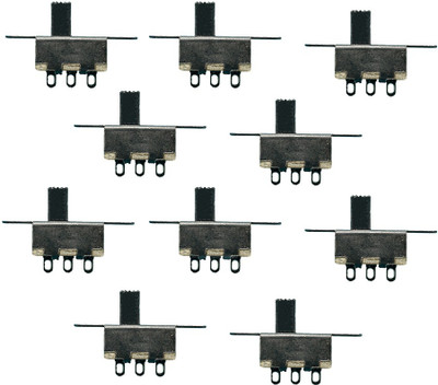 Ovicart Mini SPDT Slide Switch On-Off 3-Pin 0.3A 10x Electronic Components Electronic Hobby Kit