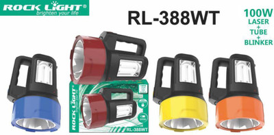 ROCK LIGHT A1 RL388WT HANDLE TROCH AND EMERGENCY LIGHT IN TUBE BLINKER 8 hrs Torch Emergency Light(Multicolor)