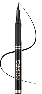 MARS Water Proof & Smudge Proof Liquid Eyeliner With Ultra Fine Tip, Black, 1.5ml (EL02) 1.5 ml(Black)