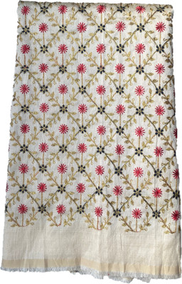 Shantuba Textile Silk Blend Embroidered Blouse Material