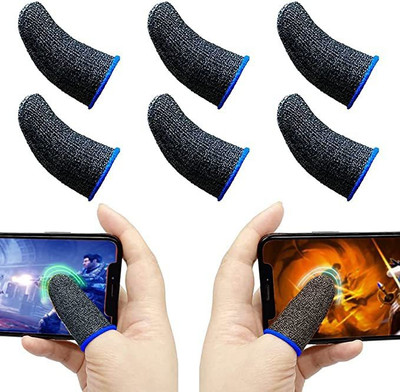 QOVE PUBG Gaming Devices Mobile Finger Sleeves Pack Of 6 Finger Sleeve(Pack of 10)