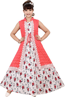 Kitty-Fashion Flared/A-line Gown(Pink)
