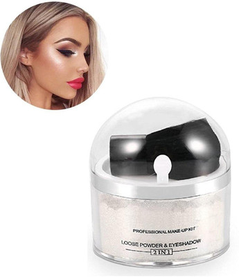 tanvi27 SHIMMERRY SHINE WHITENING SHIMMER LOOSE POWDER Highlighter(SILVER)