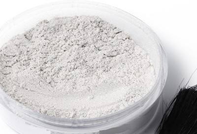 THTC NEW SILVER SHIMMERRY SHINE WHITENING SHIMMER LOOSE POWDER Compact(Silver, 20 g)