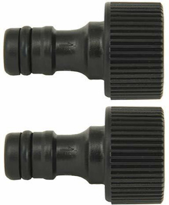 Divine Tree 1/2 inch Tap Connector for Threaded Tap Adapter Garden Water Hose Quick Connector for Garden Hose Pipe Fitting Pack 2 Hose Connector