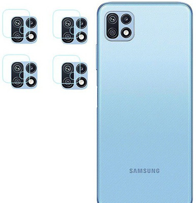 ZORAM Back Camera Lens Glass Protector for Samsung Galaxy F42 5G(Pack of: 4)