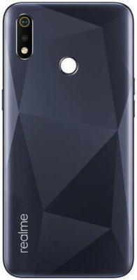 Purplesavvy Realme 3i Back Panel(Black)