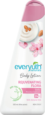 Everyuth Naturals Rejuvenating Flora Body Lotion| For Deep Hydrating Skin Nourishment(100 ml)