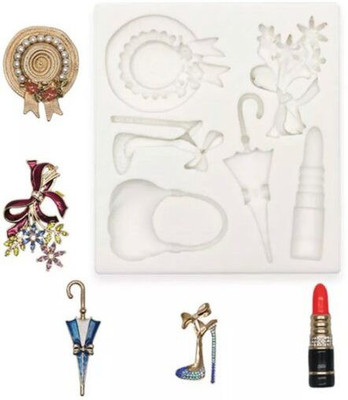 Bakewareind Silicone Fondant & Gum paste Mould 6(Pack of -3)