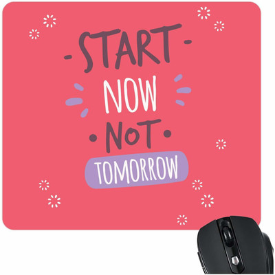 BE UNIQUE Premium Quality Mouse Pad for Laptop, Notebook, Gaming Computer Non-Slip Base Non Slip Base Mousepad(Pink)