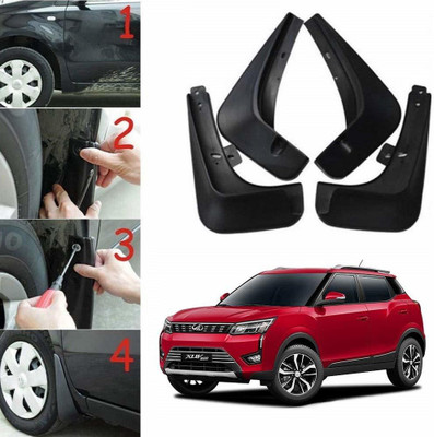 Carcool Rear Mud Guard, Front Mud Guard For MAHINDRA XUV 300 2019(Black)