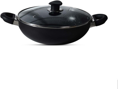 BERGNER Essential Plus Kadhai 24 Cm Diameter With Lid 2 L Capacity  (Aluminium, Non-stick, Induction Bottom) For Rs. 569 @ 63 %