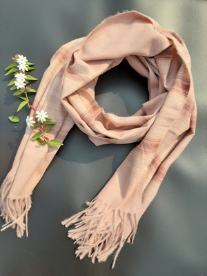 Swa Peaches Design Studios Checkered Pure Wool Men & Women Scarf