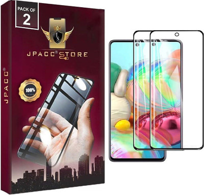 JPACC Edge To Edge Tempered Glass for SAMSUNG GALAXY A52, SAMSUNG GALAXY A52S 5G, Tempered Glass Screen Protector 9H Full Coverage Edge To Edge 11D Front Temper Glass Guard With Installation Kit For A52 / A52S 5G(Pack of 2)