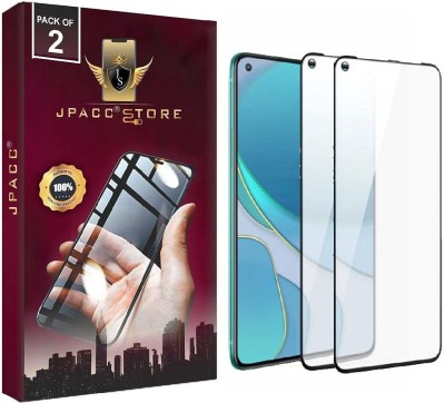 JPACC Edge To Edge Tempered Glass for ONEPLUS 9R 5G, Tempered Glass Screen Protector 9H Full Coverage Edge To Edge 11D Front Temper Glass Guard With Installation Kit FOR 9R 5G(Pack of 2)