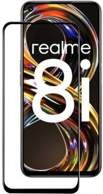 Ghilli Edge To Edge Tempered Glass for realme 8i(Pack of 1)
