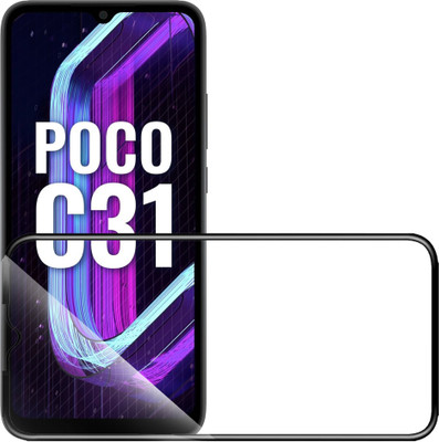 Flipkart SmartBuy Tempered Glass Guard for POCO C31(Pack of 1)