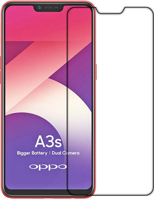MUTAALI Tempered Glass Guard for OPPO A3S Front(Pack of 1)