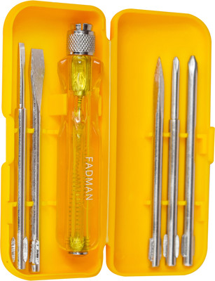 FADMAN 5-Pieces Screwdriver Kit Combination Screwdriver Set(Pack of 5)