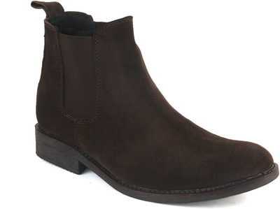 BRATVA BRATVA SUEDE CHELSEA BOOTS FOR MEN Boots For Men(Brown , 2)