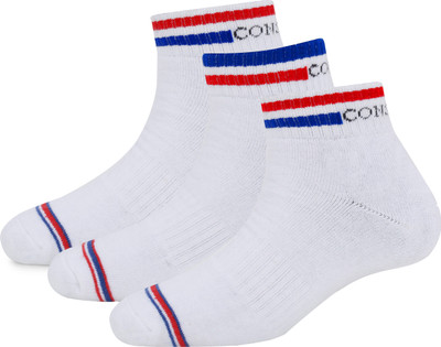 cashback FAME FOREVER Boys Patterned Ankle-Length Socks – Pack of 3 Pairs | Consensus Men & Women Solid, Self Design Ankle Length(Pack of 3)