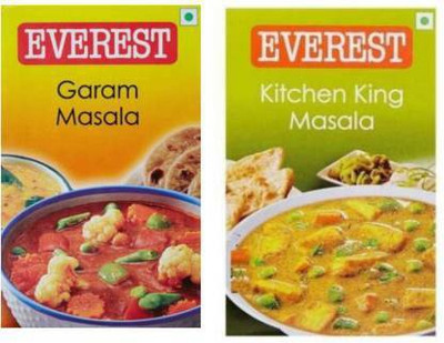EVEREST COMBO PACK OF GARAM MASALA + KITCHEN KING MASALA 100 GM PACK OF 2(100 g)