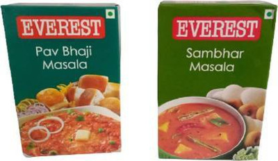 EVEREST PAV BHAJI MASALA And SAMBHAR MASALA pack 2(2 x 100 g)