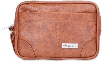 NFI essentials Passport Pouch(Tan)