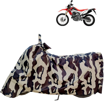 Horseyaart Waterproof Two Wheeler Cover for Honda(CRF 250 L, Multicolor)