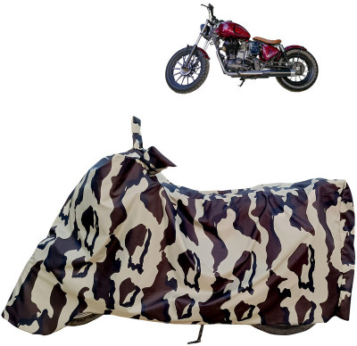 Horseyaart Waterproof Two Wheeler Cover for Triumph(Bobber 350, Multicolor)