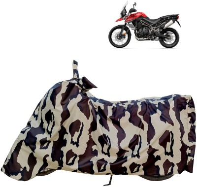 Horseyaart Waterproof Two Wheeler Cover for Triumph(Tiger 800 XCA, Multicolor)