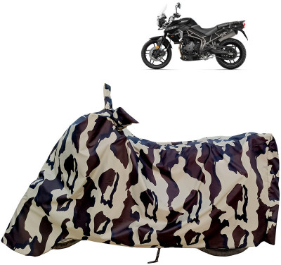 Horseyaart Waterproof Two Wheeler Cover for Triumph(Tiger 800 XR, Multicolor)