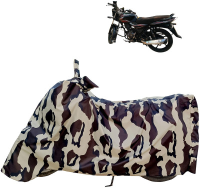 Horseyaart Waterproof Two Wheeler Cover for Bajaj(Discover 100 DTS-i, Multicolor)