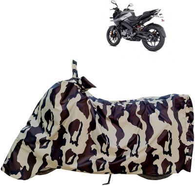 Horseyaart Waterproof Two Wheeler Cover for Bajaj(Pulsar 160 NS DTS-i, Multicolor)
