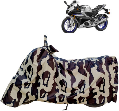 Horseyaart Waterproof Two Wheeler Cover for Yamaha(YZF R15 V3.0, Multicolor)