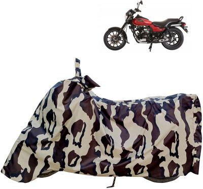 Horseyaart Waterproof Two Wheeler Cover for Bajaj(Avenger 180 Street, Multicolor)