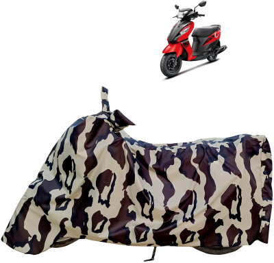Horseyaart Waterproof Two Wheeler Cover for Suzuki(Let's, Multicolor)