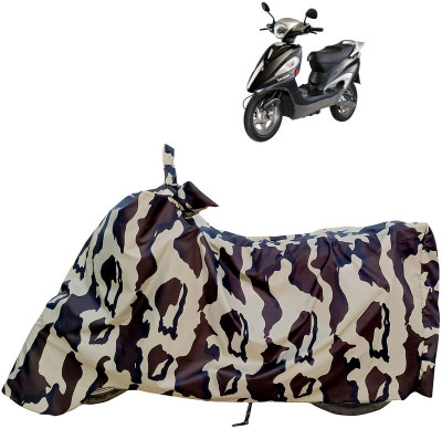 Horseyaart Waterproof Two Wheeler Cover for Hero(Electric Maxi, Multicolor)