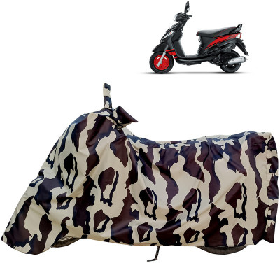Horseyaart Waterproof Two Wheeler Cover for Mahindra(Rodeo UZO, Multicolor)