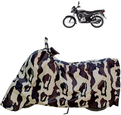 Horseyaart Waterproof Two Wheeler Cover for Bajaj(Platina 100 DTS-i, Multicolor)