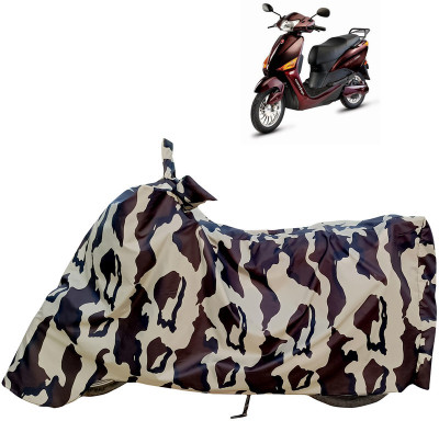 Horseyaart Waterproof Two Wheeler Cover for Hero(Electric Optima, Multicolor)