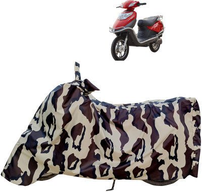 Horseyaart Waterproof Two Wheeler Cover for Hero(Electric Flash, Multicolor)