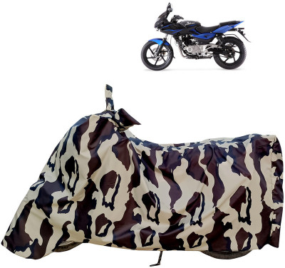 Horseyaart Waterproof Two Wheeler Cover for Bajaj(Pulsar 220 DTS-i, Multicolor)