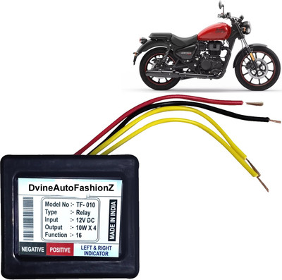 DvineAutoFashionZ Front, Rear, Side Flasher Indicator Light for Royal Enfield Meteor 350