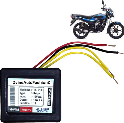 DvineAutoFashionZ Front, Rear, Side Flasher Indicator Light for Bajaj Universal For Bike