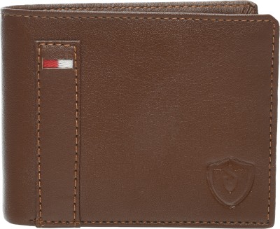 Keviv Men Casual Brown Genuine Leather Wallet(5 Card Slots)